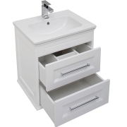 Комплект мебели для ванной Aquanet Бостон 60 210629 подвесной Белый матовый-4