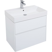 Комплект мебели для ванной Aquanet Бруклин 70 207804 подвесной Белый глянец-1