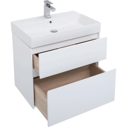 Комплект мебели для ванной Aquanet Бруклин 70 207804 подвесной Белый глянец-4