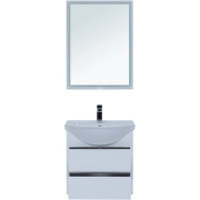 Комплект мебели для ванной Aquanet Сидней 60 244671 подвесной Белый глянцевый