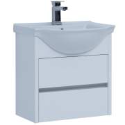 Комплект мебели для ванной Aquanet Сидней 60 244671 подвесной Белый глянцевый-1