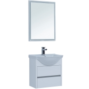 Комплект мебели для ванной Aquanet Сидней 60 244671 подвесной Белый глянцевый-4