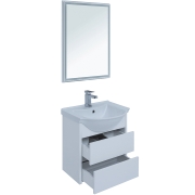 Комплект мебели для ванной Aquanet Сидней 60 244671 подвесной Белый глянцевый-5