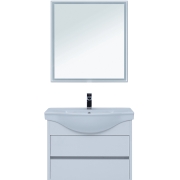 Комплект мебели для ванной Aquanet Сидней 80 244676 подвесной Белый глянцевый
