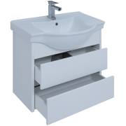 Комплект мебели для ванной Aquanet Сидней 80 244676 подвесной Белый глянцевый-4