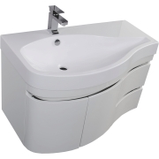 Комплект мебели для ванной Aquanet Сопрано 95 L 169344 Белый-1