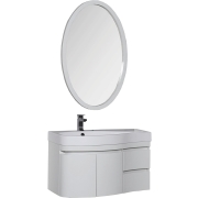 Комплект мебели для ванной Aquanet Сопрано 95 L 169344 Белый-5