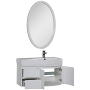 Комплект мебели для ванной Aquanet Сопрано 95 R 169345 Белый-6