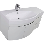 Комплект мебели для ванной Aquanet Опера 115 L 169414 Белый-1