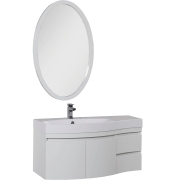 Комплект мебели для ванной Aquanet Опера 115 L 169414 Белый-5