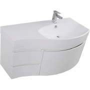 Комплект мебели для ванной Aquanet Опера 115 R 169418 Белый-1