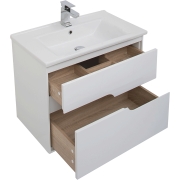 Комплект мебели для ванной Aquanet Модена 75 199306 Белый глянец-1