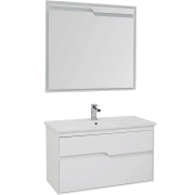 Комплект мебели для ванной Aquanet Модена 100 199303 Белый глянец-5