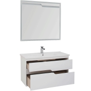 Комплект мебели для ванной Aquanet Модена 100 199303 Белый глянец-6