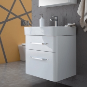 Комплект мебели для ванной Aquanet Виченца 60 199301 Белый глянец-7