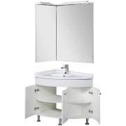 Комплект мебели для ванной Aquanet Корнер 55х80 L 161232 Белый-6