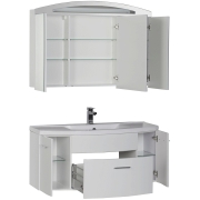 Комплект мебели для ванной Aquanet Тренто 120 161161 Белый-6