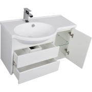 Комплект мебели для ванной Aquanet Лайн 90 L 167610 Белый-3