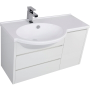 Комплект мебели для ванной Aquanet Лайн 90 L 167610 Белый-2