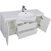 Комплект мебели для ванной Aquanet Лайн 120 167608 Белый-4