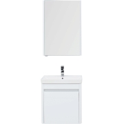 Комплект мебели для ванной Aquanet Вилора 60 203632 подвесной Белый глянец