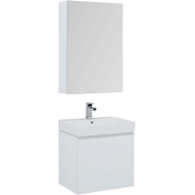 Комплект мебели для ванной Aquanet Йорк 60 203642 подвесной Белый глянец-5