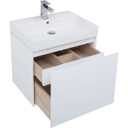 Комплект мебели для ванной Aquanet Йорк 70 203643 подвесной Белый глянец-3