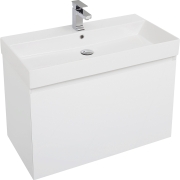 Комплект мебели для ванной Aquanet Йорк 85 203644 подвесной Белый глянец-1