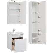 Комплект мебели для ванной Aquanet София 50 203648 подвесной Белый-6