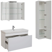 Комплект мебели для ванной Aquanet София 105 203651 подвесной Белый-6