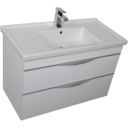 Комплект мебели для ванной Aquanet Эвора 100 184566 подвесной Белый-1