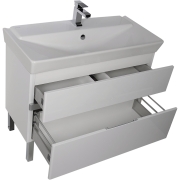 Комплект мебели для ванной Aquanet Виго 100 183668 подвесной Белый-4