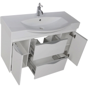 Комплект мебели для ванной Aquanet Франка 105 183188 подвесной Белый-4