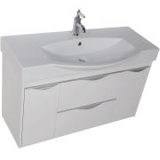 Комплект мебели для ванной Aquanet Франка 105 183188 подвесной Белый-1