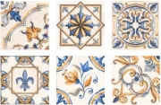 Керамический декор Rondine Tuscany J87743 Tscn Giotto Dec Mix 20,3x20,3 см