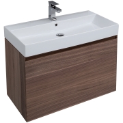 Комплект мебели для ванной Aquanet Нью-Йорк 85 211661 подвесной Шпон Орех-1