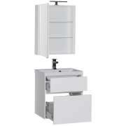 Комплект мебели для ванной Aquanet Латина 60 180121 подвесной Белый-6