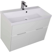 Комплект мебели для ванной Aquanet Латина 90 179840 подвесной Белый-1