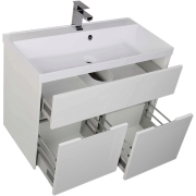 Комплект мебели для ванной Aquanet Латина 90 179840 подвесной Белый-4