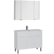 Комплект мебели для ванной Aquanet Латина 100 179841 Белый-5