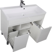 Комплект мебели для ванной Aquanet Латина 100 179841 Белый-4