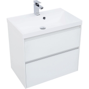 Комплект мебели для ванной Aquanet Гласс 70 240464 подвесной Белый-1