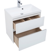 Комплект мебели для ванной Aquanet Гласс 70 240464 подвесной Белый-4
