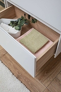 Комплект мебели для ванной Aquanet Гласс 80 240465 подвесной Белый-9