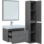 Комплект мебели для ванной Aquanet Nova Lite 75 242295 подвесной Дуб рошелье-6