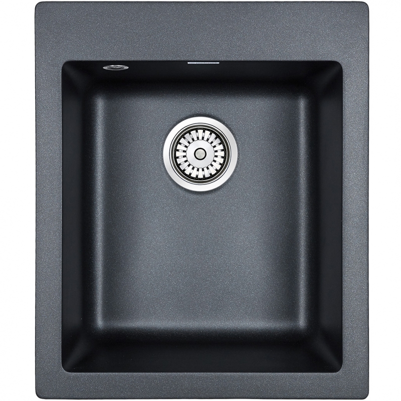 Кухонная мойка Paulmark Leer 41 PM104249-BLM Черный металлик