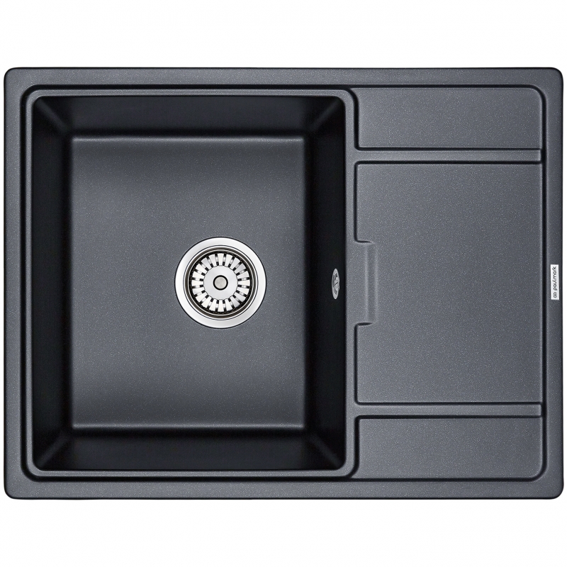 Кухонная мойка Paulmark Weimar 65 PM216550-BLM Черный металлик кухонная мойка teka clivo 50 s tq черный металлик 40148010