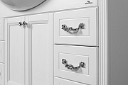 Комплект мебели для ванной ValenHouse Эллина 105 EK105_БХ Белая ручки Хром-5
