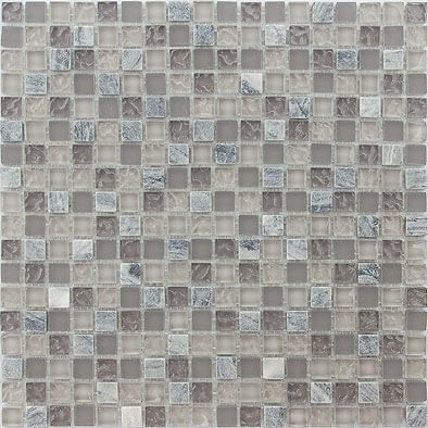 Стеклянная мозаика Caramelle mosaic Naturelle 8 мм Sitka 30,5х30,5 см - фото 1