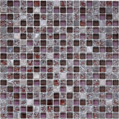 Стеклянная мозаика Caramelle mosaic Naturelle 8 мм Siracusa 30,5х30,5 см - фото 1
